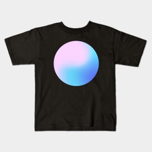 Cotton Candy Gradient Design Kids T-Shirt